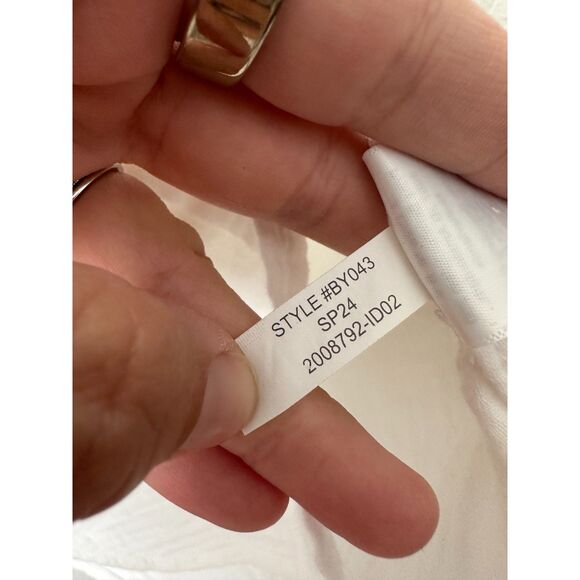 J. Crew Cotton Gauze Button Down White Long Sleeve Top Blouse Size Medium - Picture 6 of 7